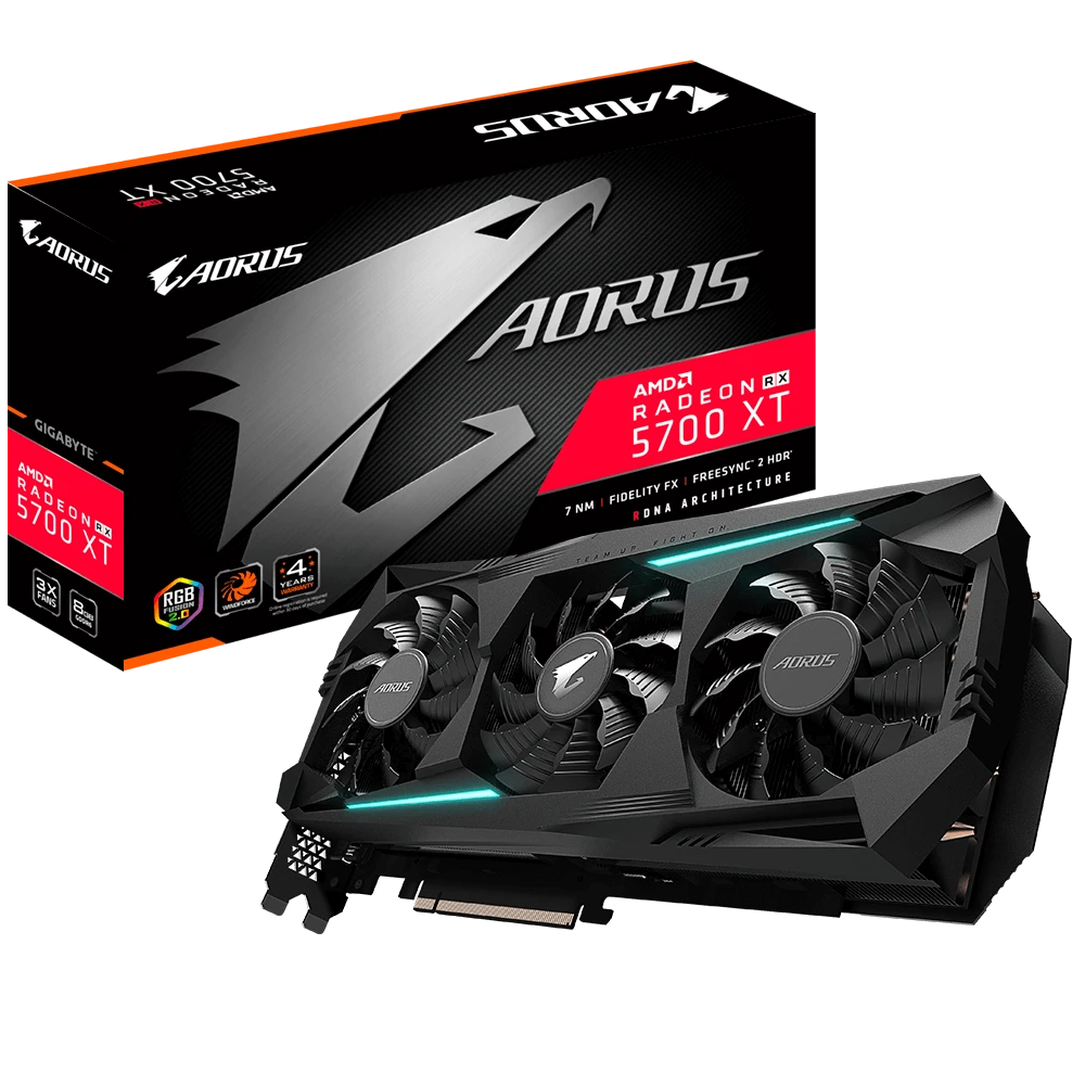 Gigabyte AORUS Radeon RX 5700 XT 8G  (Rev. 2.0)